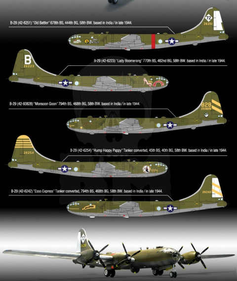 Battle-Models > Academy 12517 USAAF B-29A Old Battler 1:72